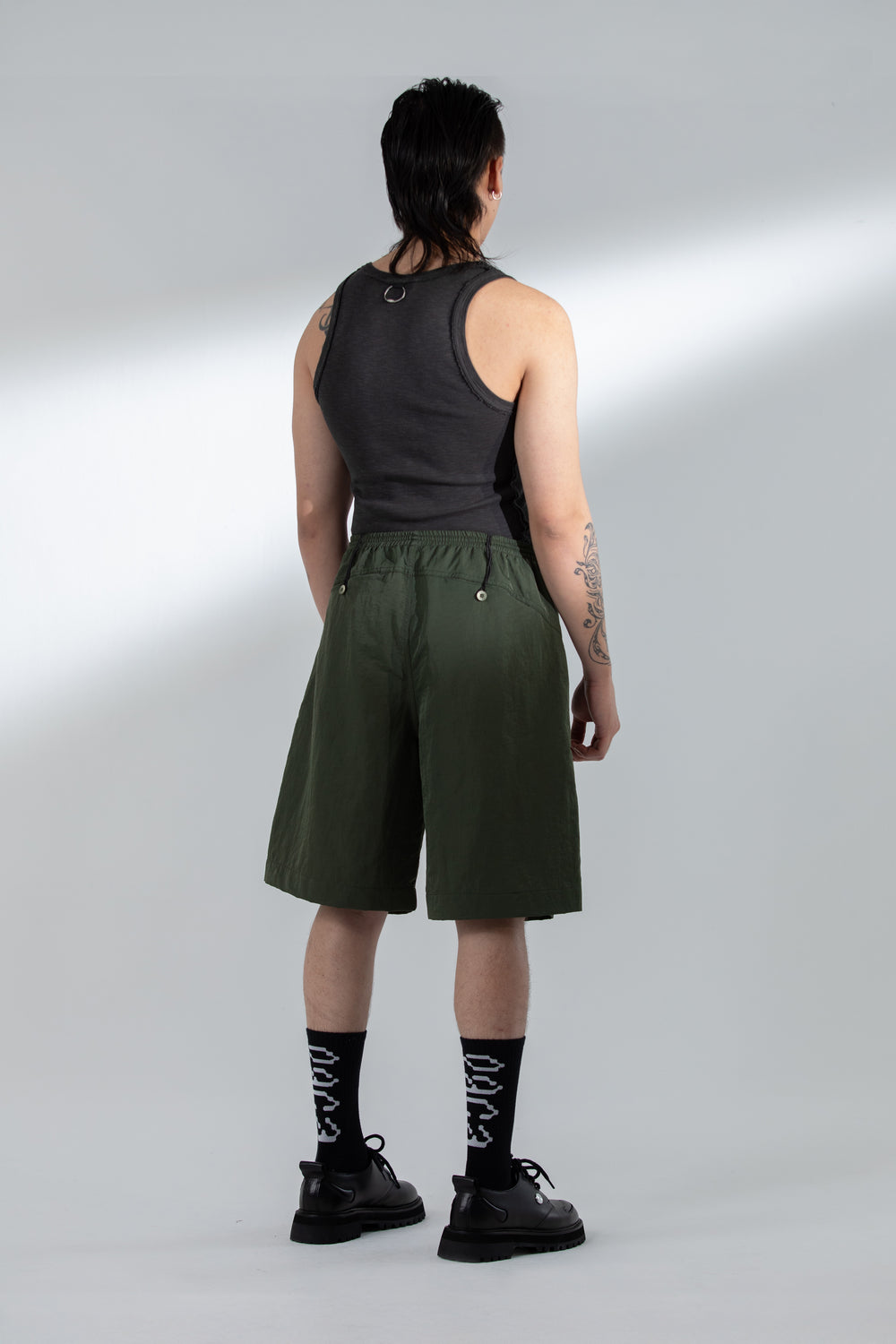 MIDMASA NYLON SHORTS GREEN