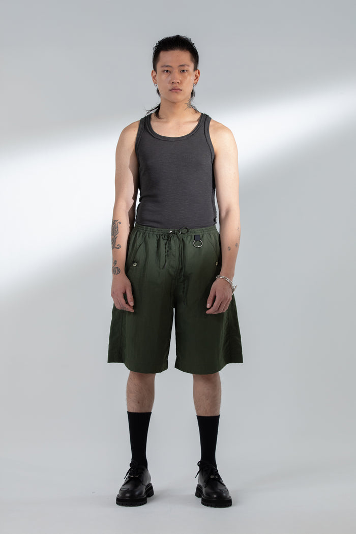 MIDMASA NYLON SHORTS GREEN