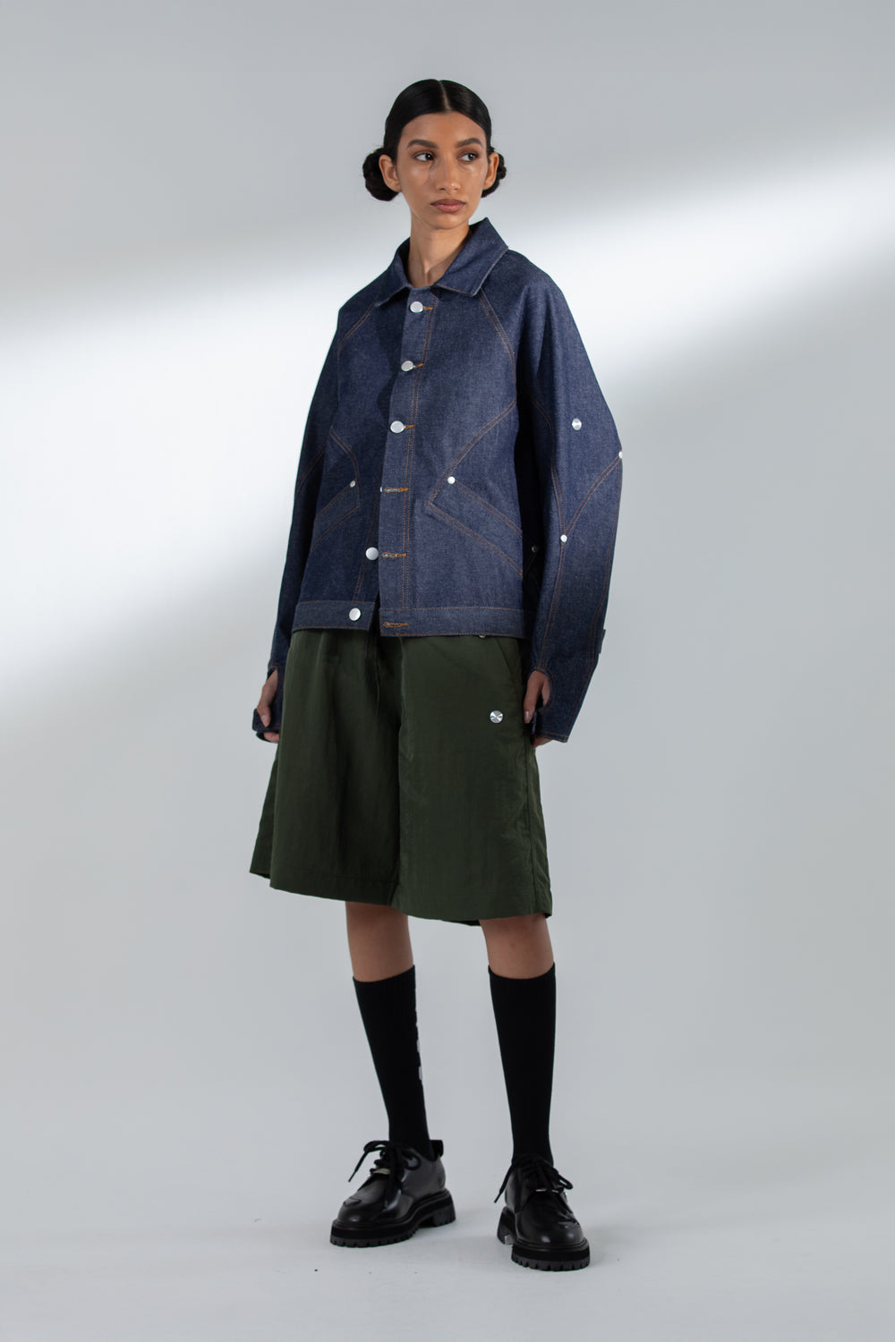 MIDMASA NYLON SHORTS GREEN