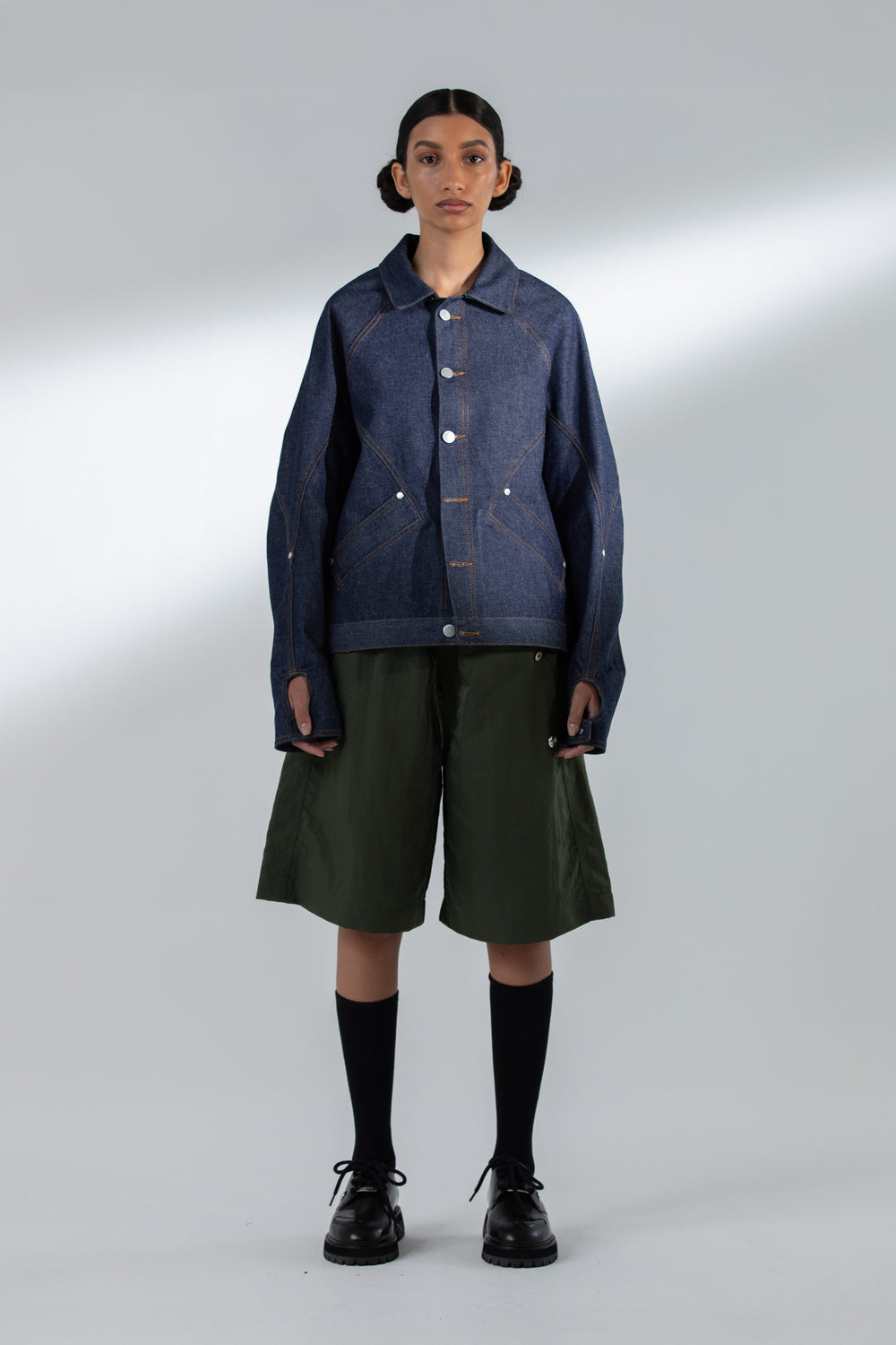 MIDMASA NYLON SHORTS GREEN