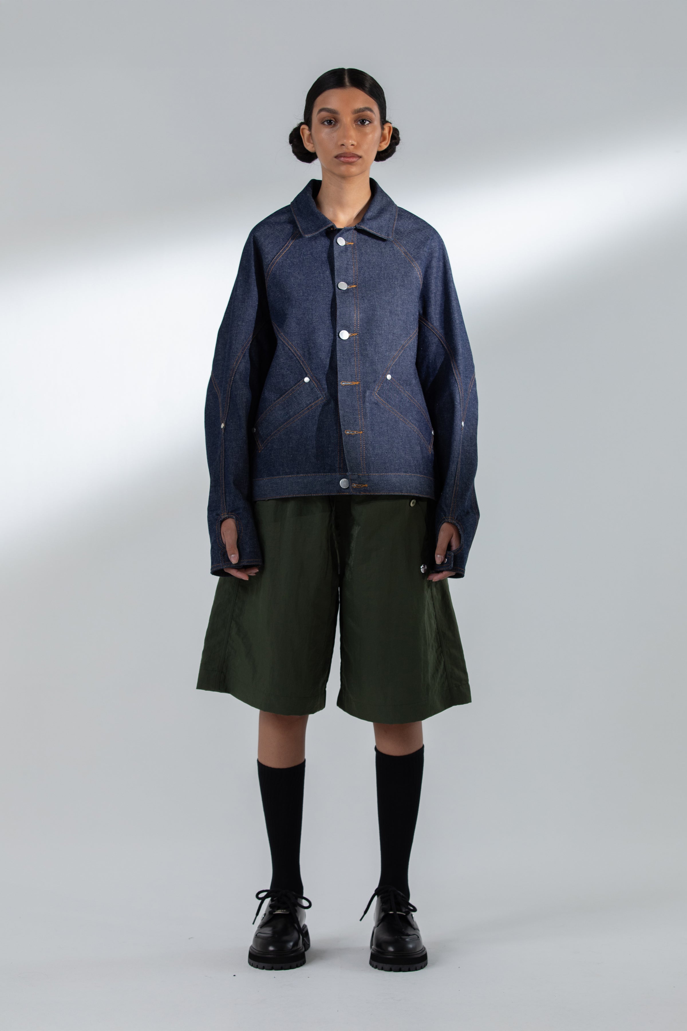 MIDMASA NYLON SHORTS GREEN