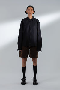 HALF CARP SHORTS WASHED BROWN