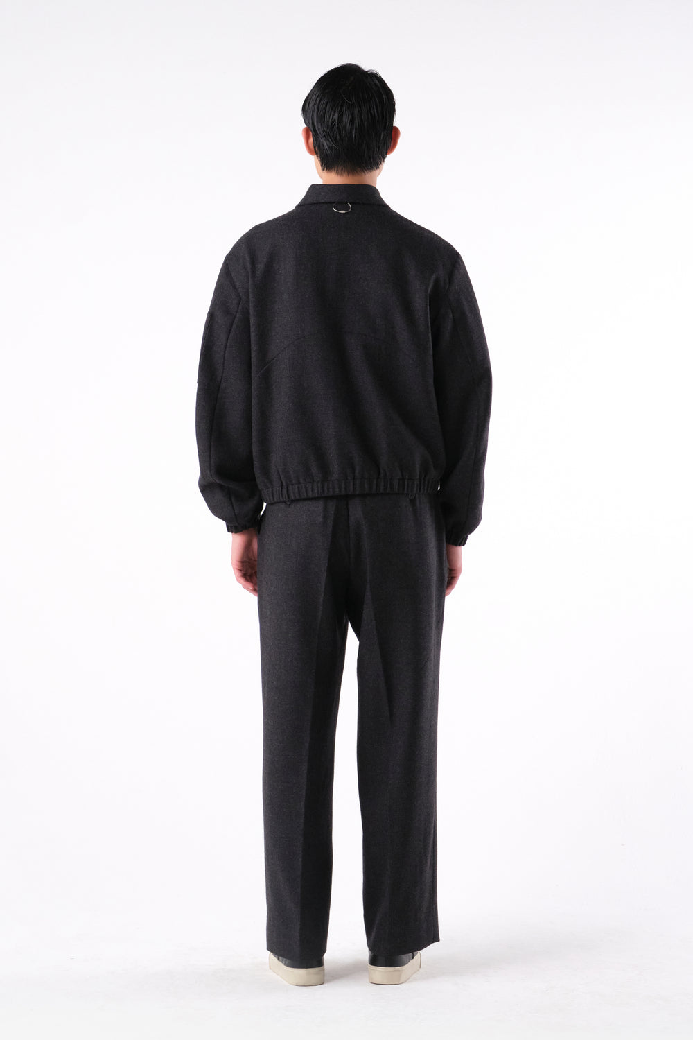 BRUTALIST COACH JACKET DARK GREY