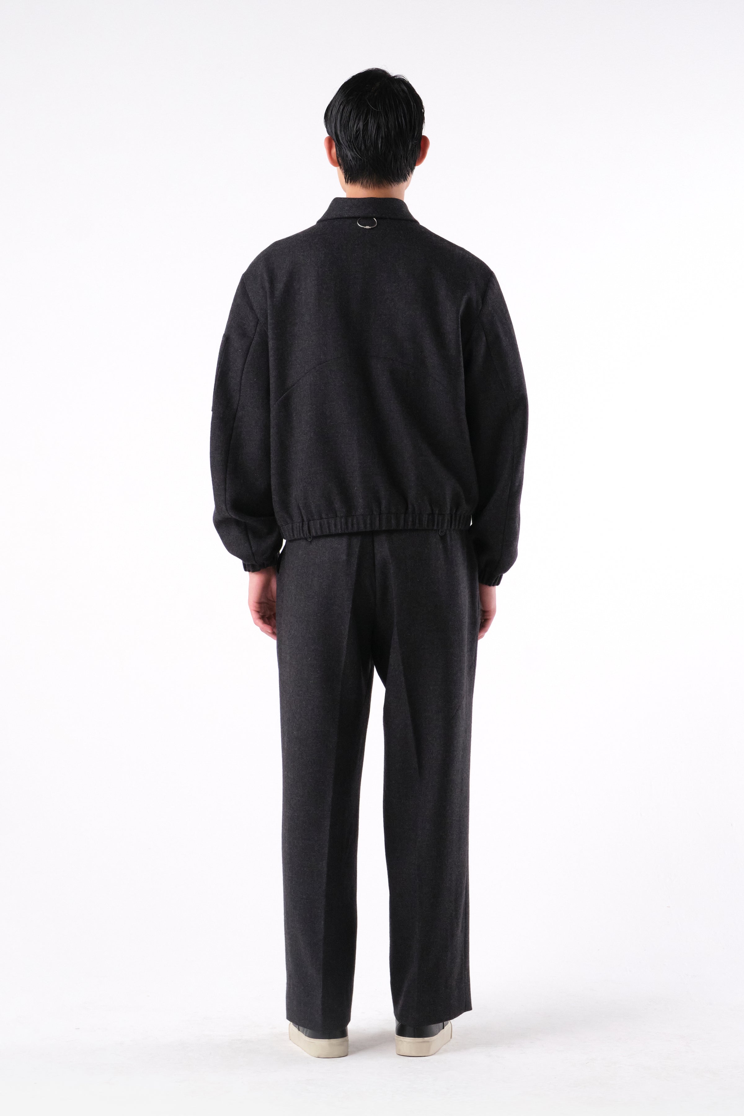 BRUTALIST COACH JACKET DARK GREY