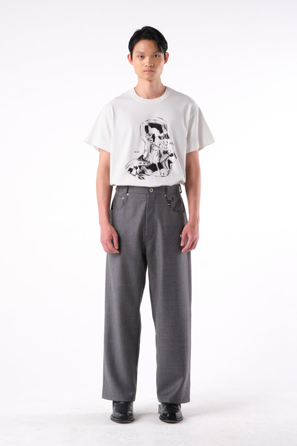 TAILORED 5 POCKET GREY