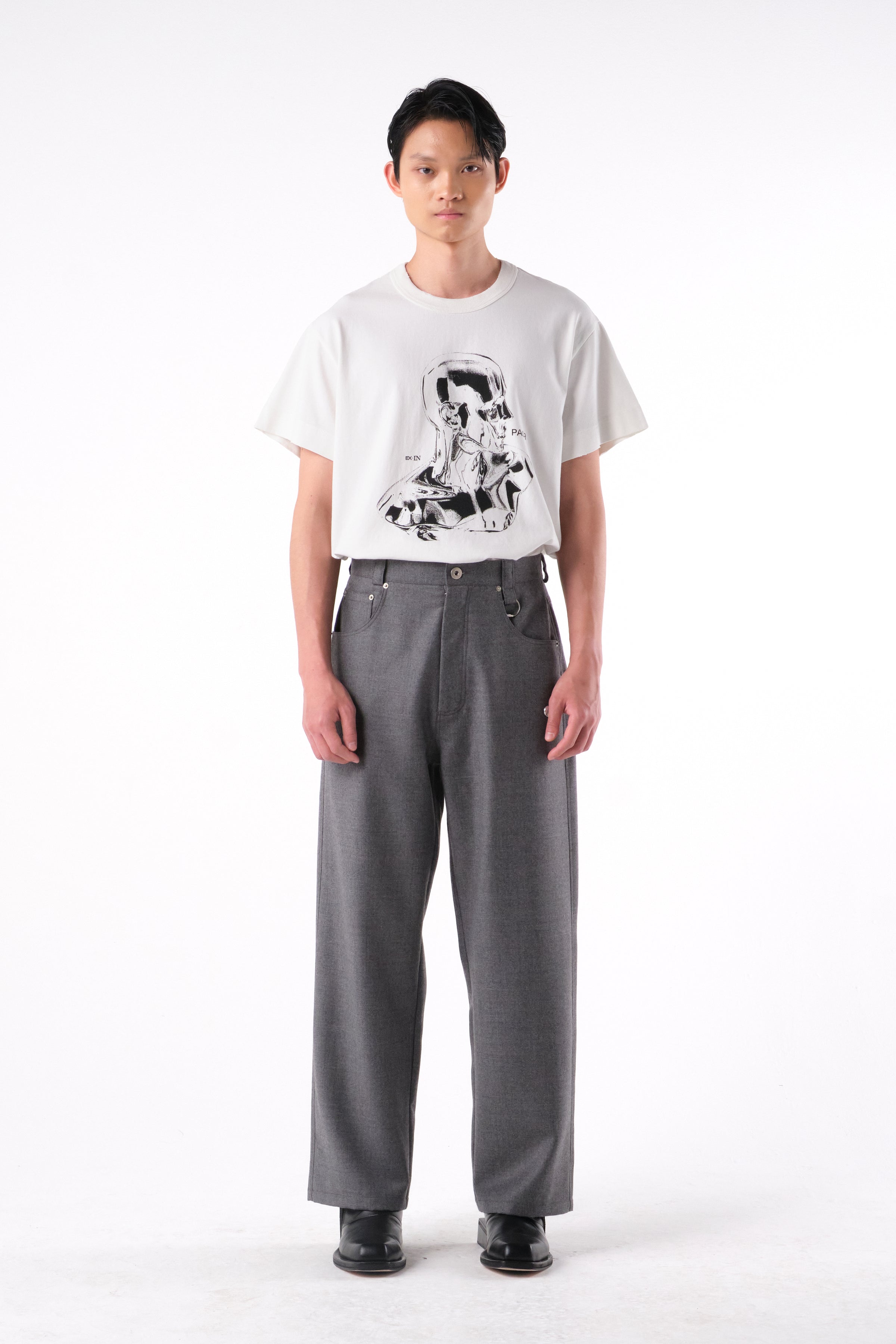 TAILORED 5 POCKET GREY