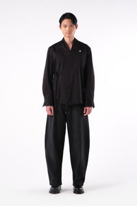 KIMONO SHIRT BLACK