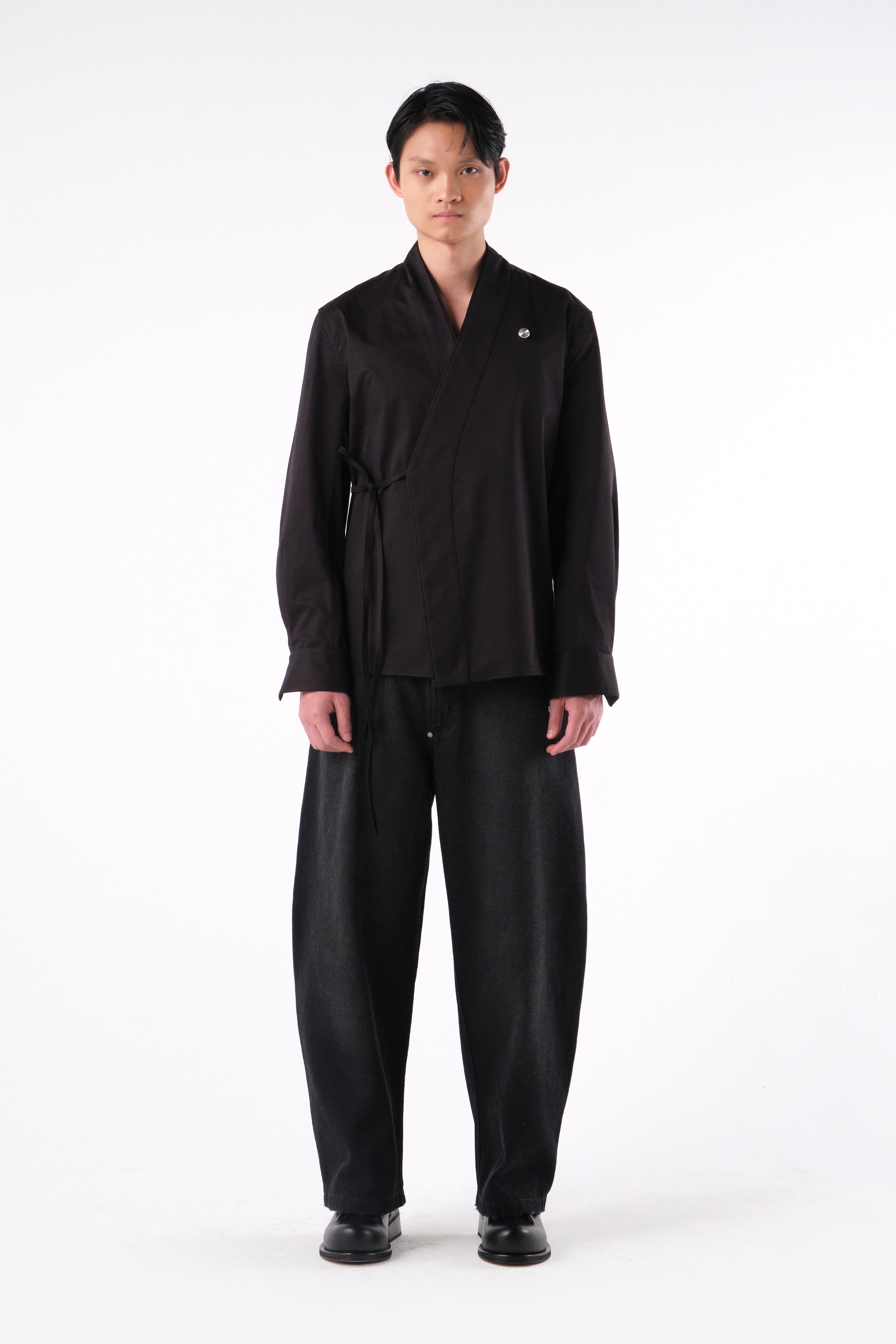 KIMONO SHIRT BLACK