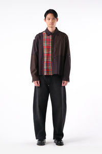 CANINO DYNAMIC PATCHWORK SHIRT RED