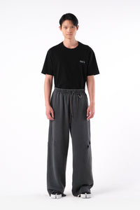 RIPPED SWEATPANTS STONE WASHED GREY