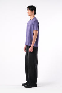 MIRROR REGULAR TEE STONE WASHED PURPLE