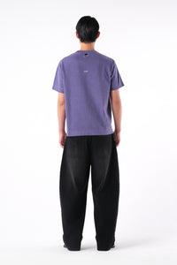 MIRROR REGULAR TEE STONE WASHED PURPLE