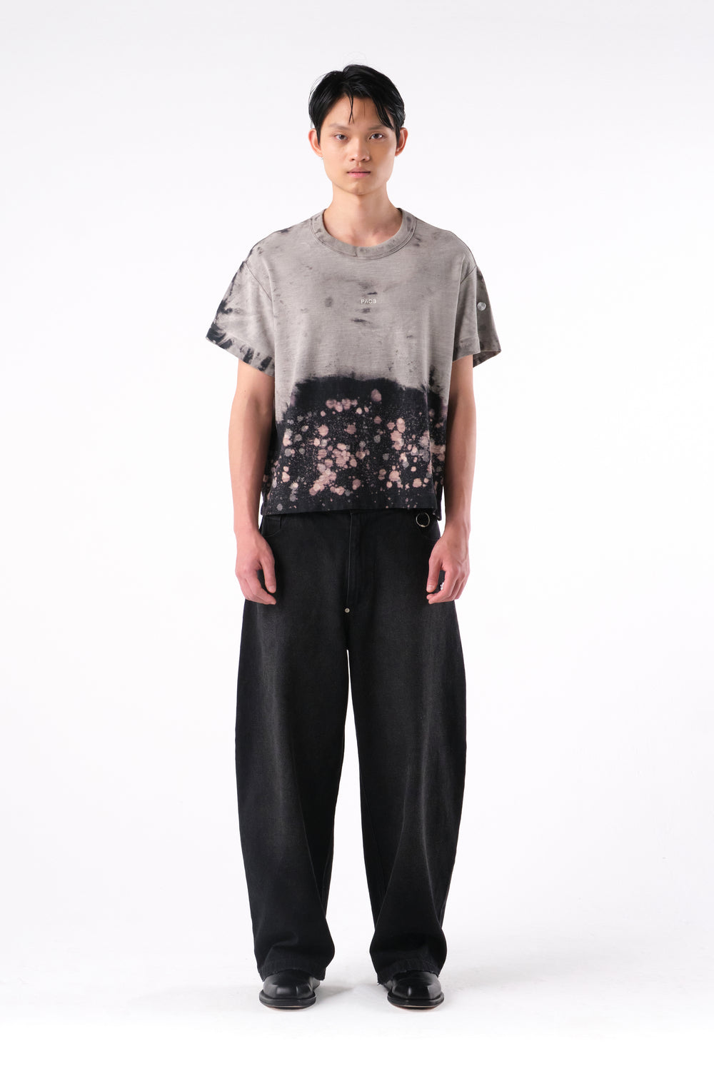 COTTON CODE TEE ACID GREY