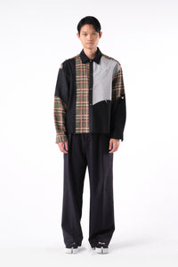 CANINO DYNAMIC PATCHWORK SHIRT GREEN