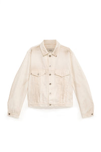 TYP0123 TRUCKER JACKET DIRTY WHITE