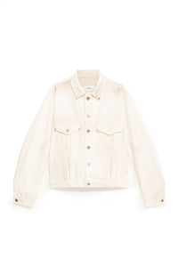 TYP0123 TRUCKER JACKET DIRTY WHITE