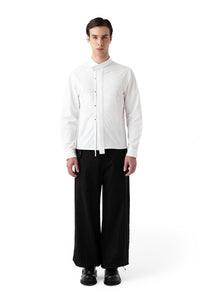 X COLLAR SHIRT WHITE