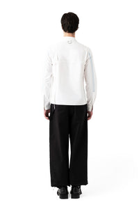 X COLLAR SHIRT WHITE