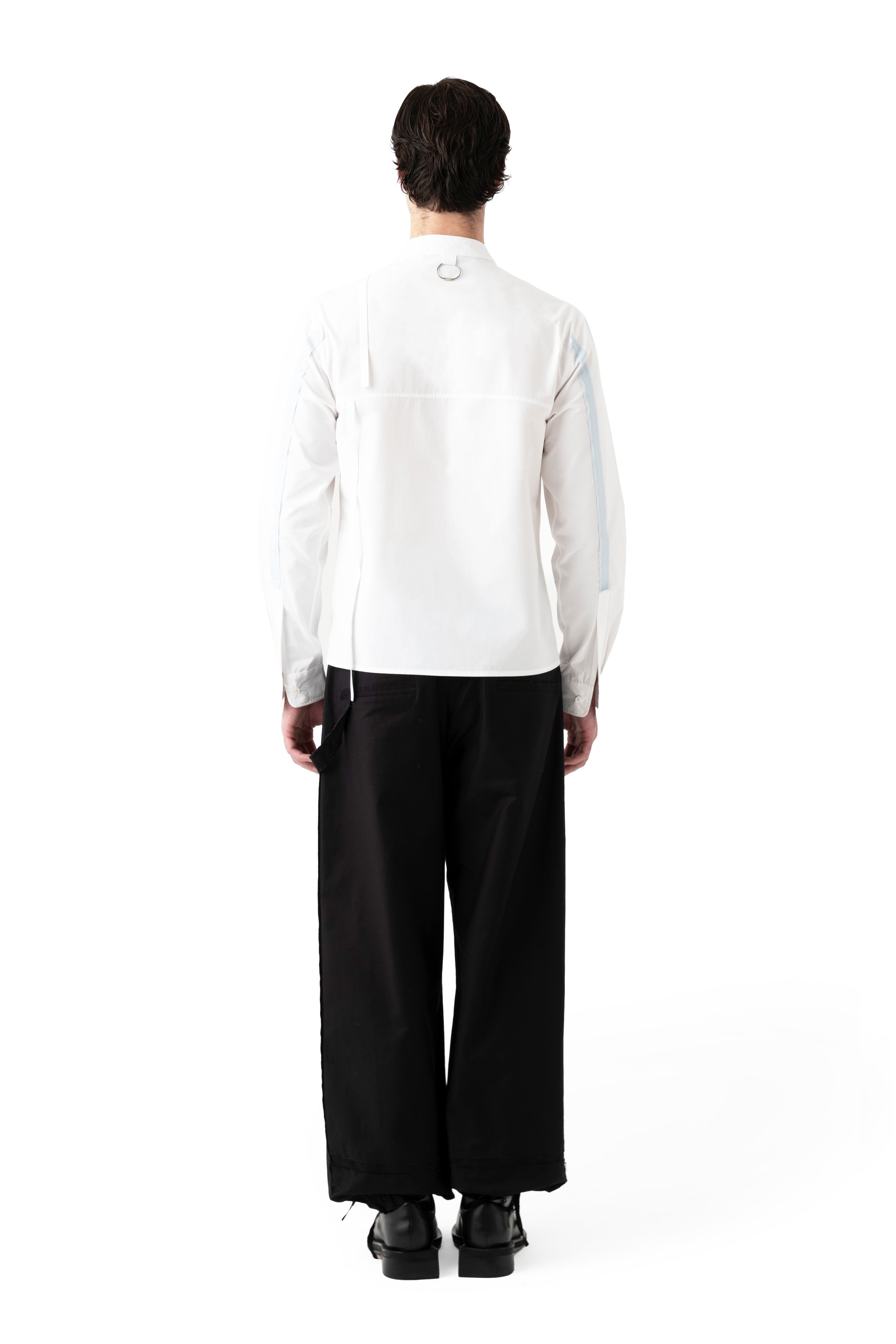 X COLLAR SHIRT WHITE
