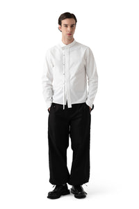 X COLLAR SHIRT WHITE