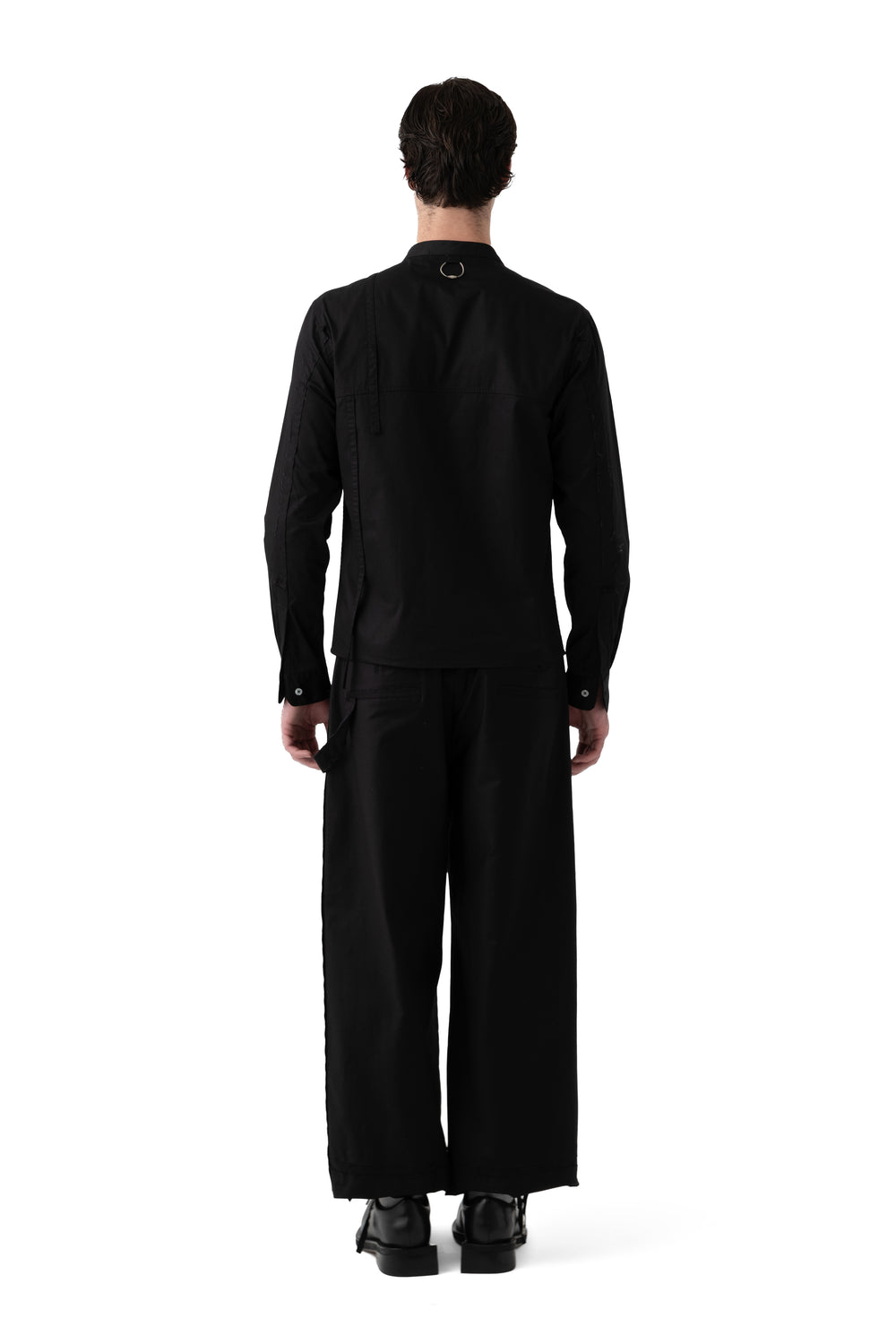 X COLLAR SHIRT BLACK