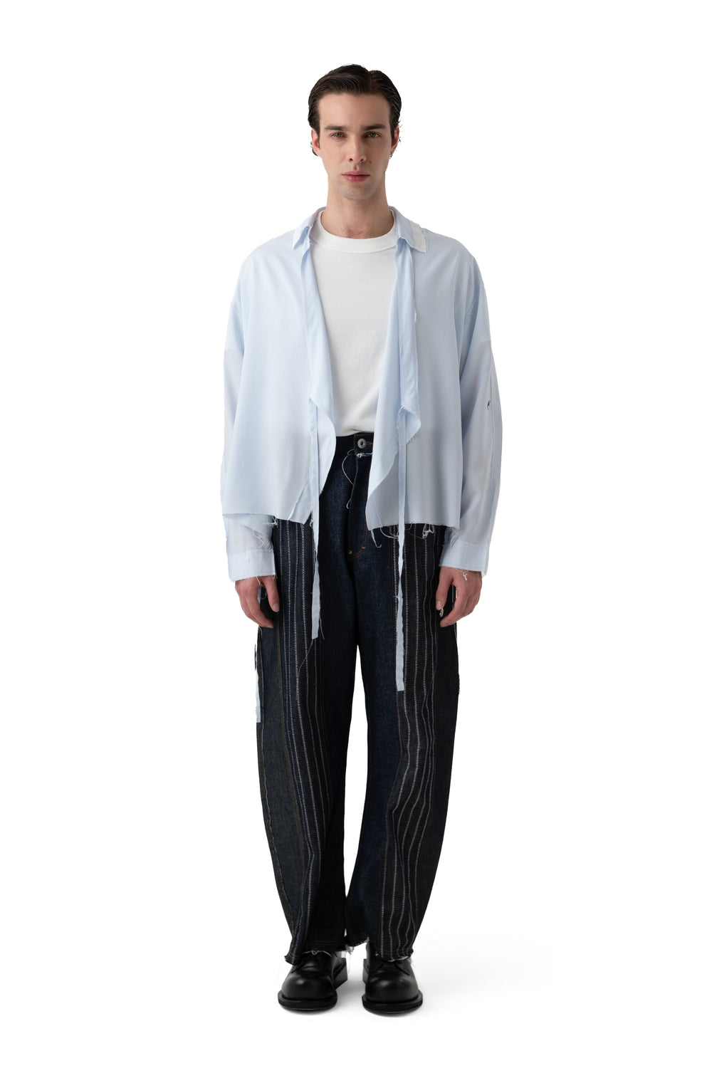 PACE KIMONO SHIRT - BABY BLUE