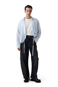 PACE KIMONO SHIRT - BABY BLUE