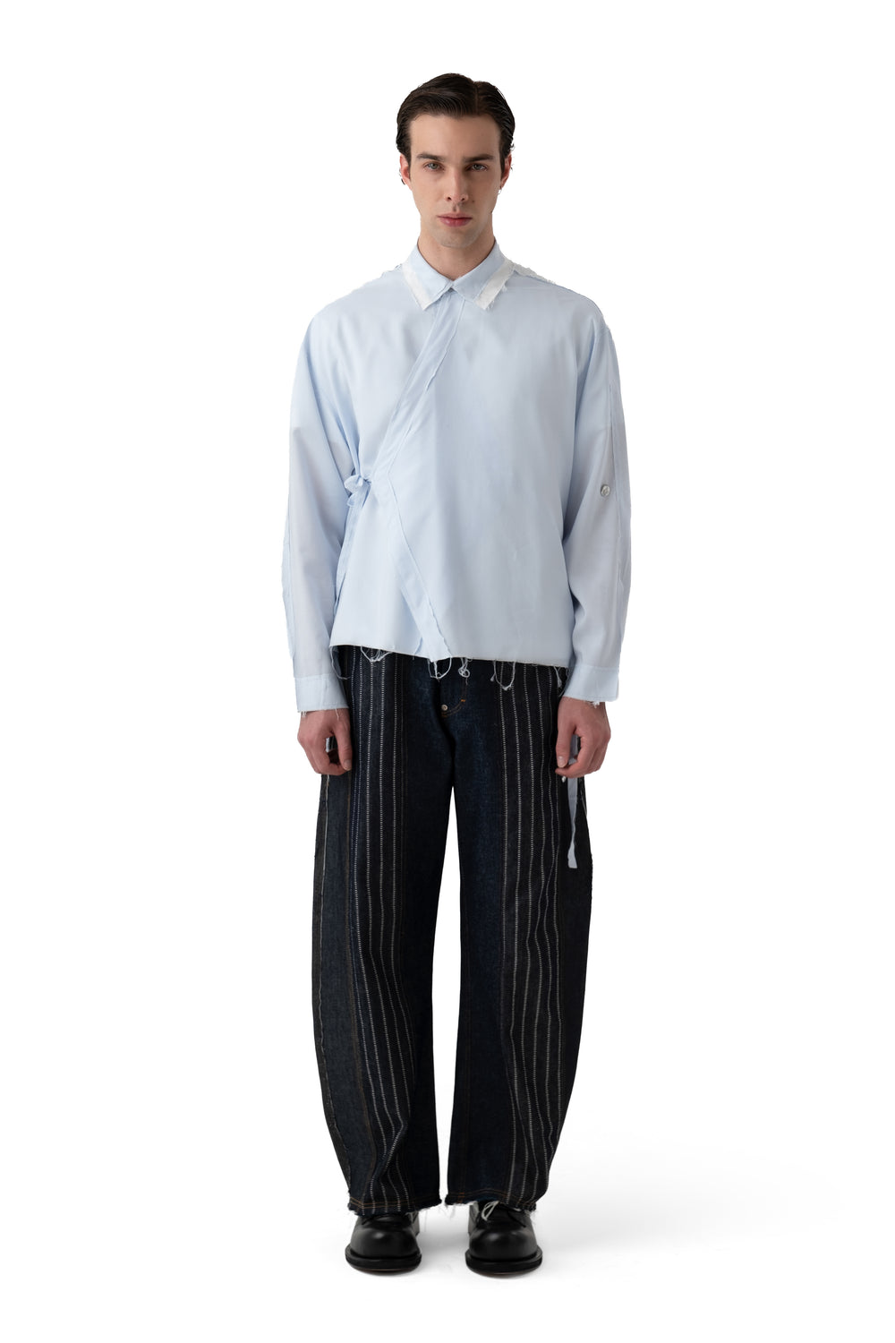 PACE KIMONO SHIRT - BABY BLUE