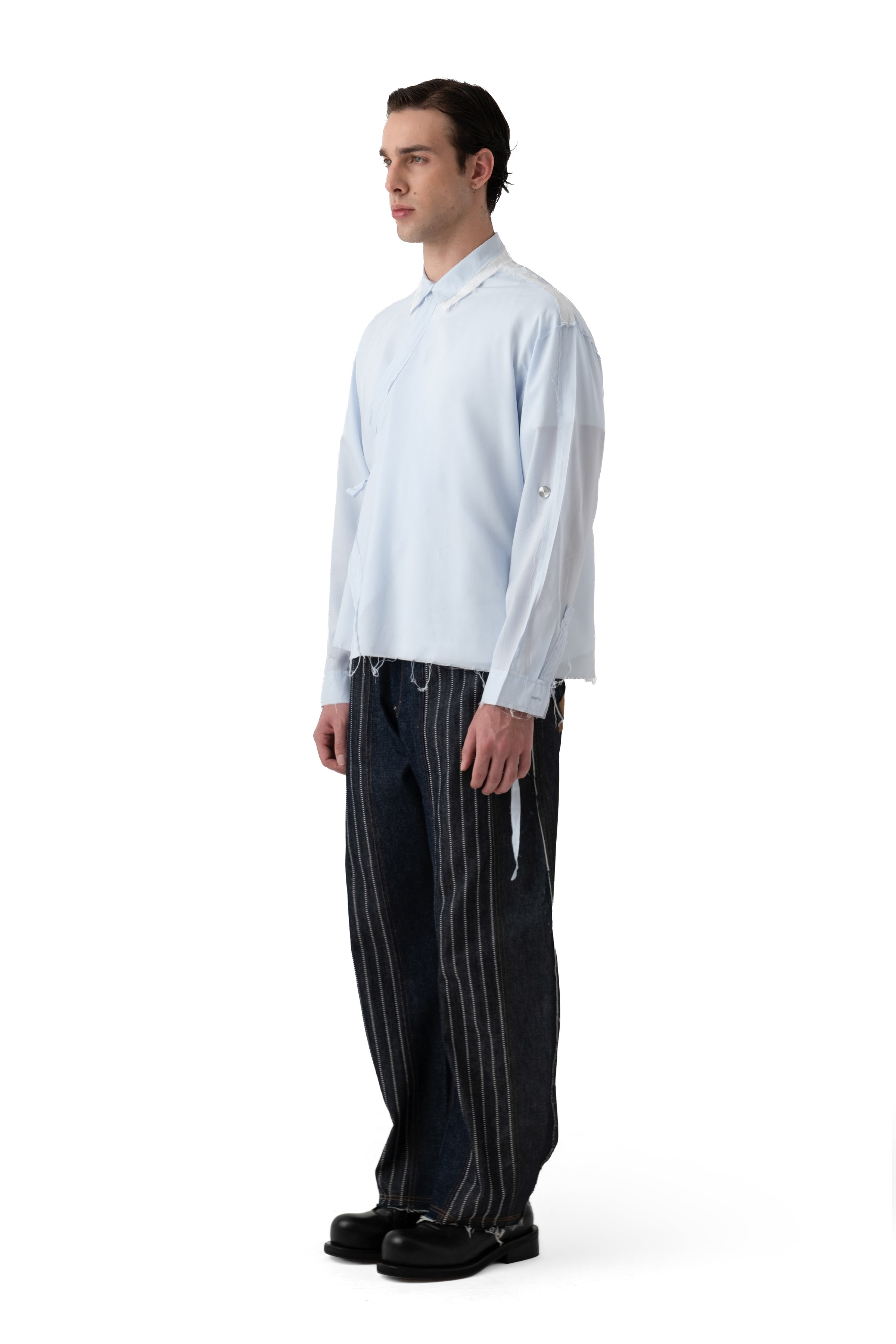 PACE KIMONO SHIRT - BABY BLUE