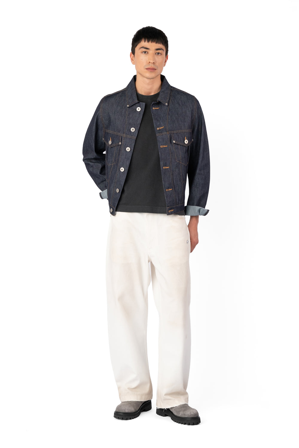 TYP0123 TRUCKER JACKET DENIM RAW