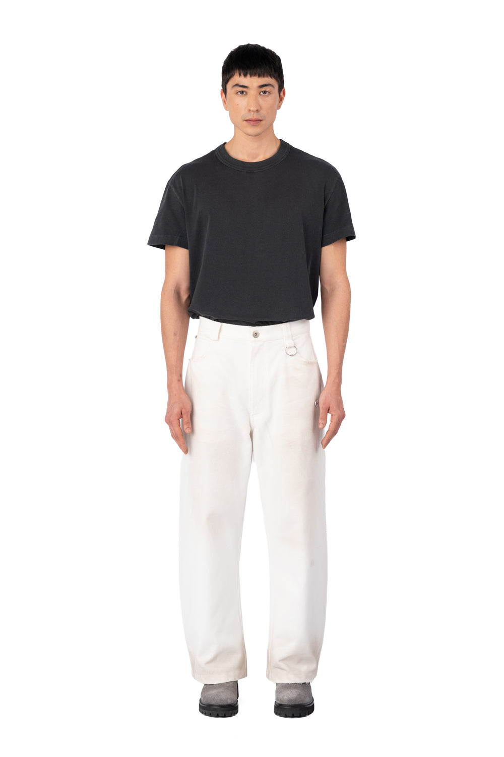 HIDEKITIN DENIM DIRTY WHITE