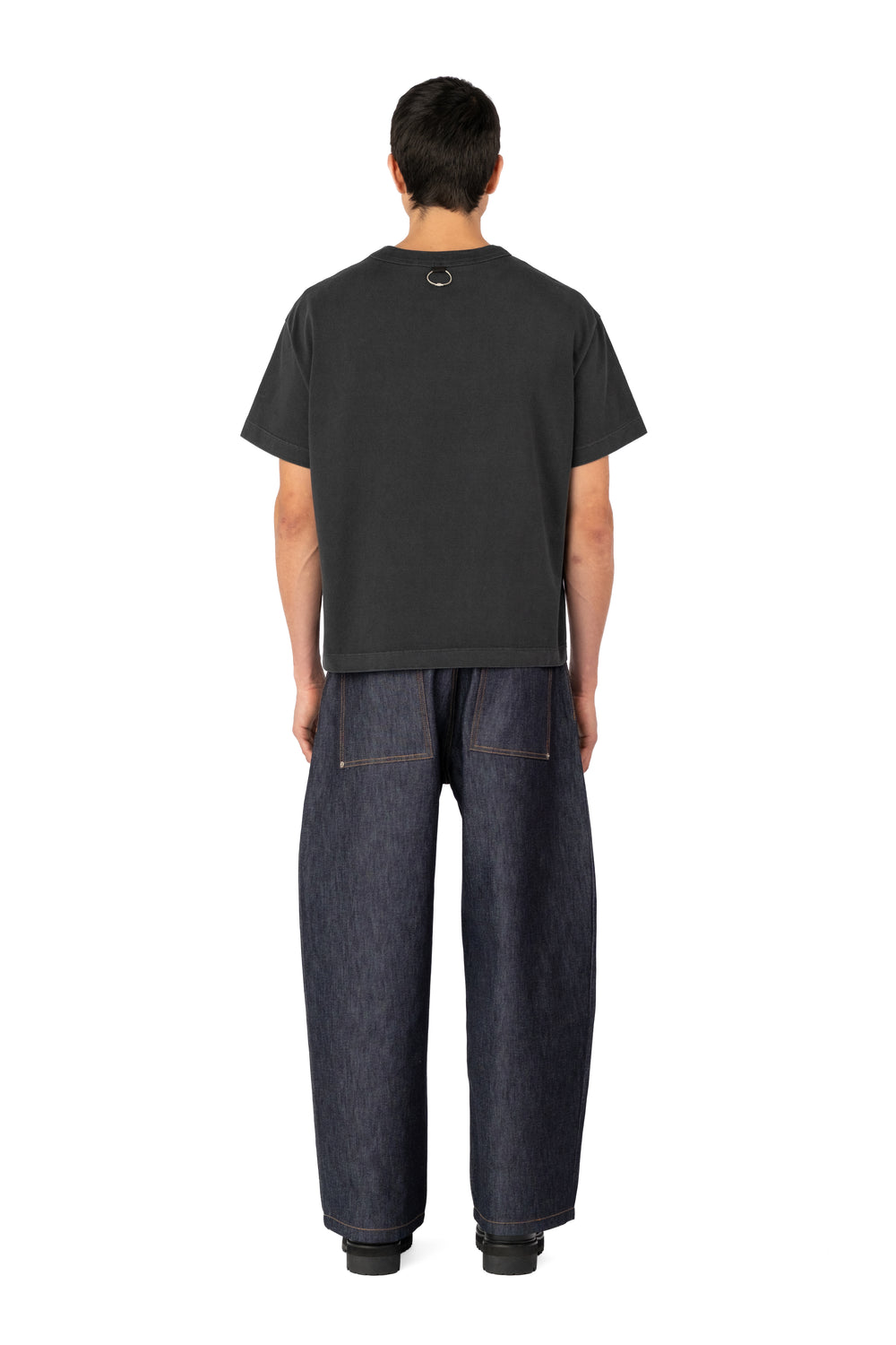TEE COTTON CODE VINTAGE BLACK
