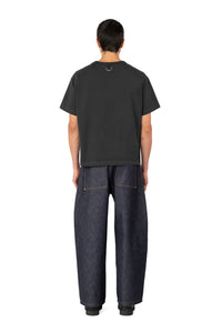 TEE COTTON CODE VINTAGE BLACK