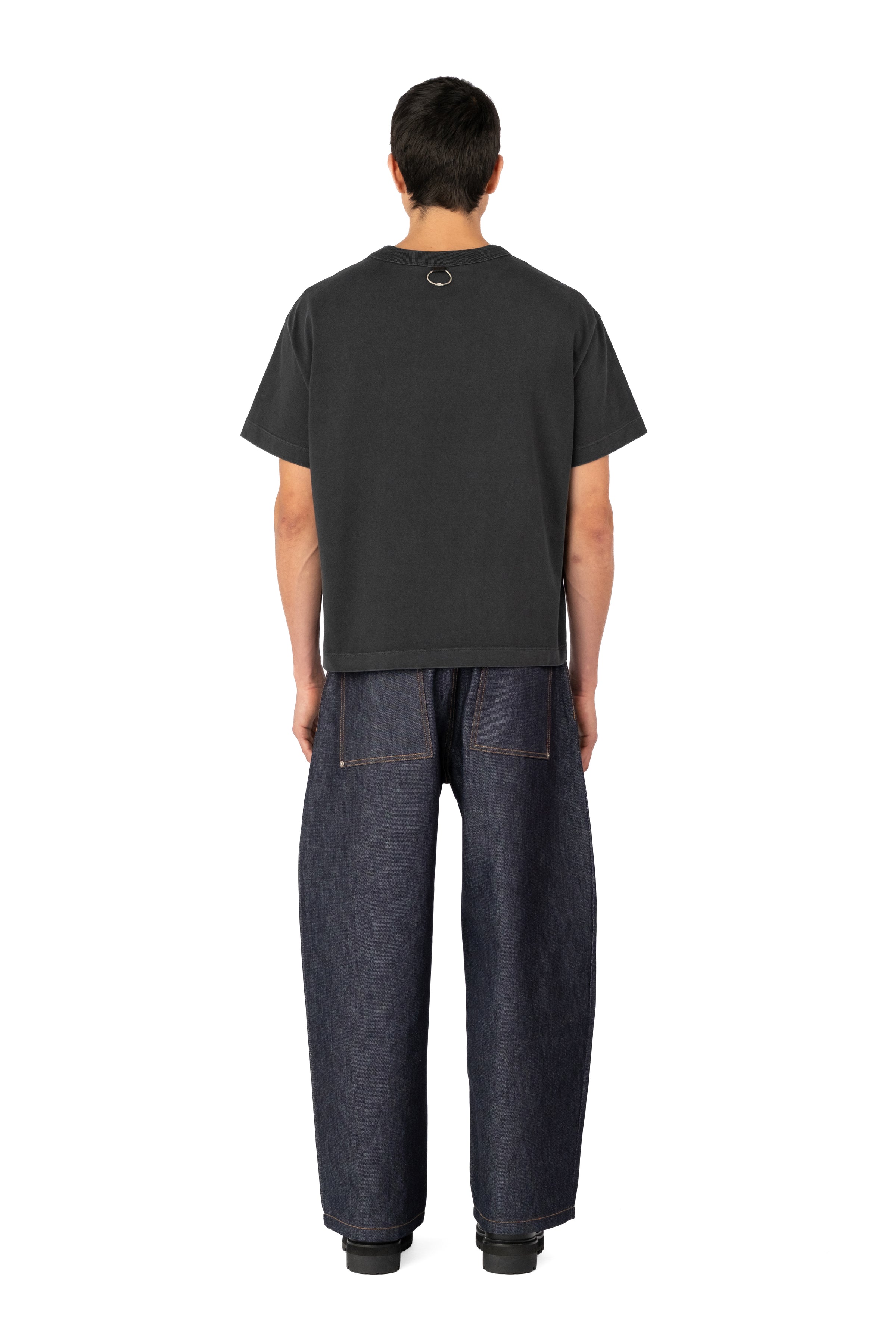 TEE COTTON CODE VINTAGE BLACK