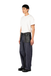 TARE POCKET BELT LEATHER BLACK