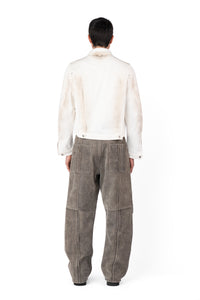 TYP0123 TRUCKER JACKET DIRTY WHITE