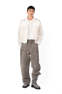 TYP0123 TRUCKER JACKET DIRTY WHITE