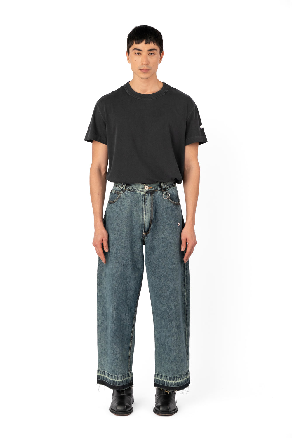 HERIPO PANTS BROWN DENIM
