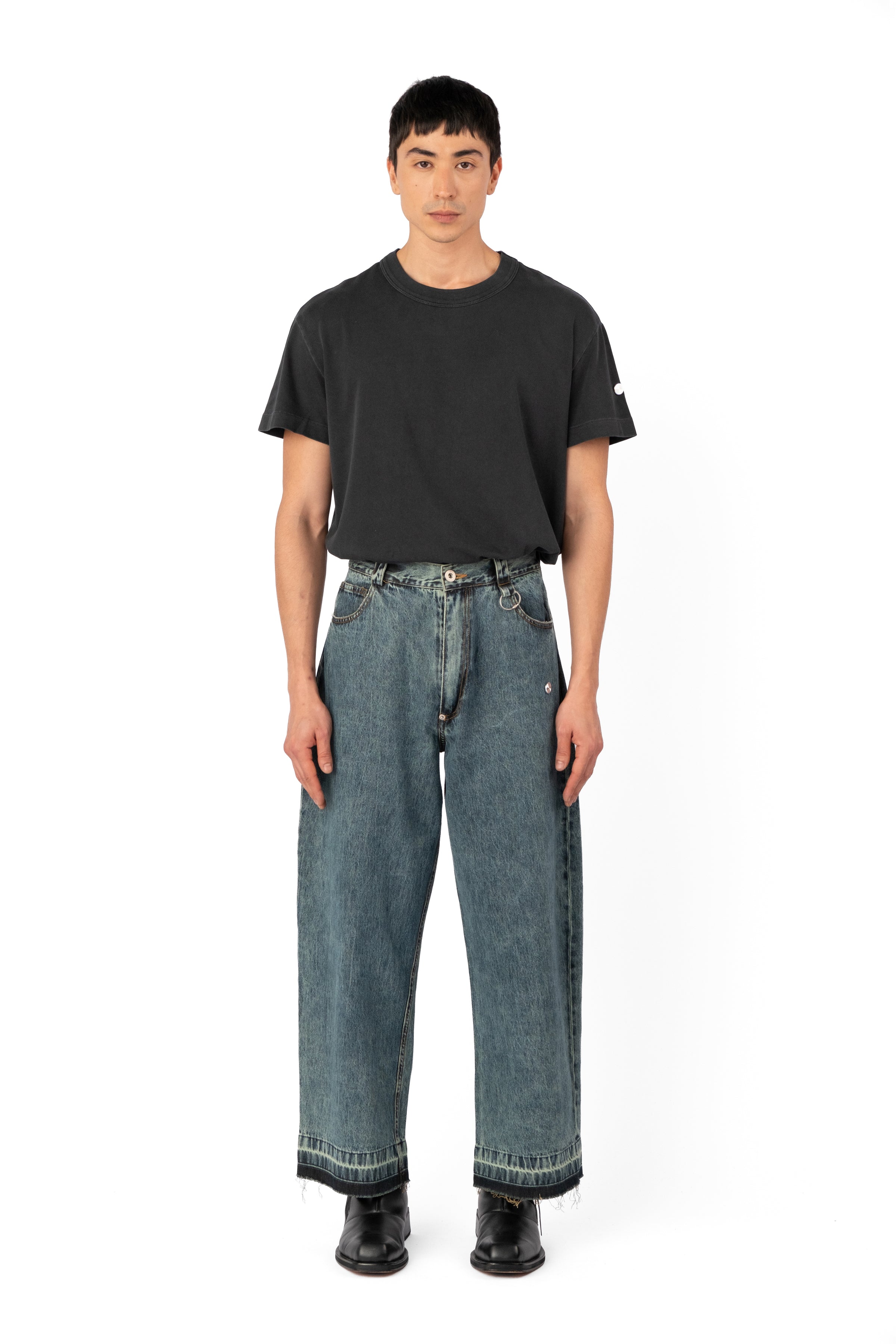 HERIPO PANTS BROWN DENIM