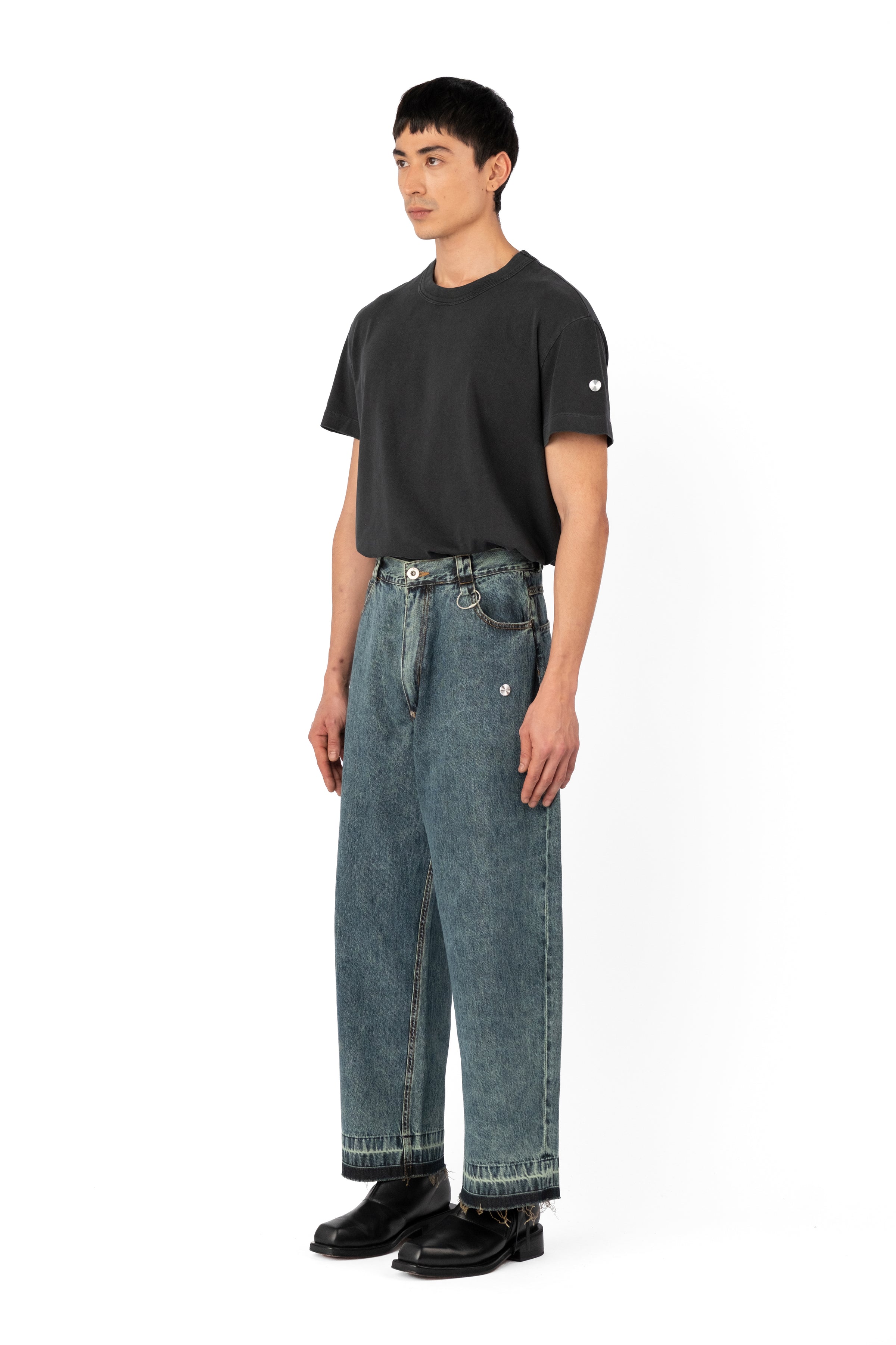 HERIPO PANTS BROWN DENIM