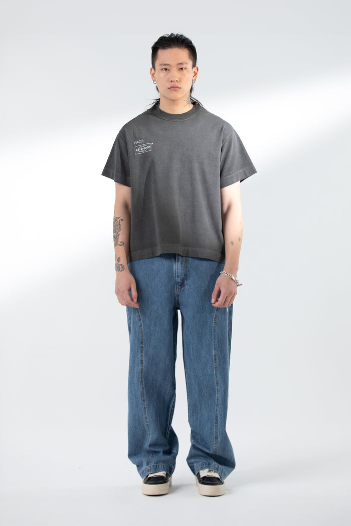 PATAVISION TEE STONE WASHED BLACK