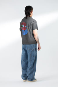 PATAVISION TEE STONE WASHED BLACK