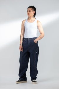 UJI RELAXED FIT JEANS RAW DENIM
