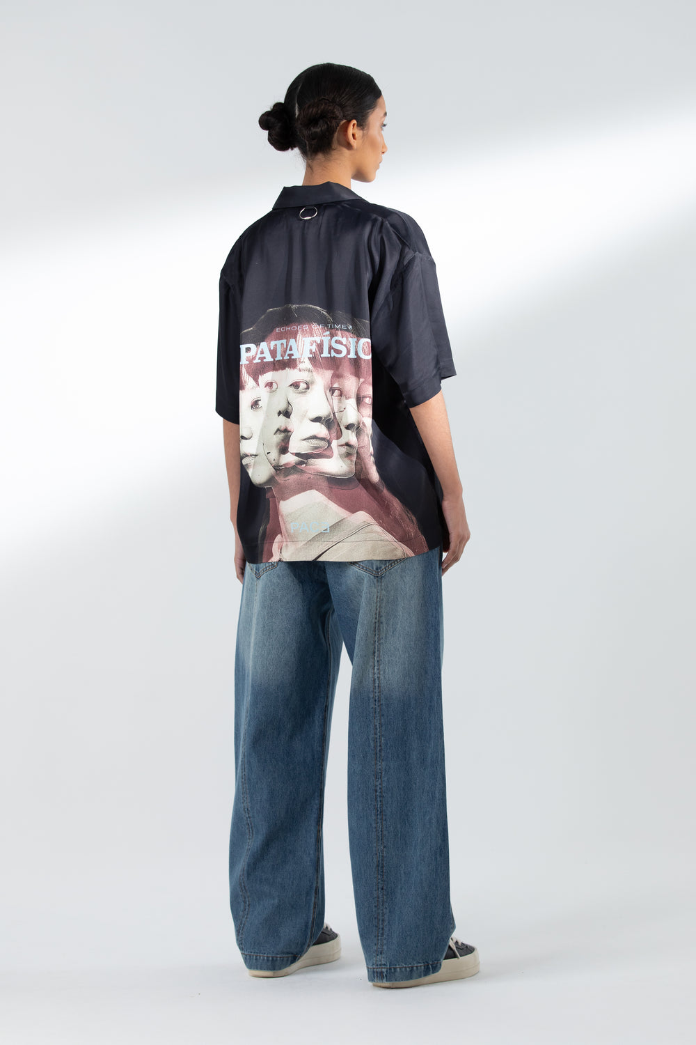“EOT” CUBAN COLLAR SHIRT BLACK