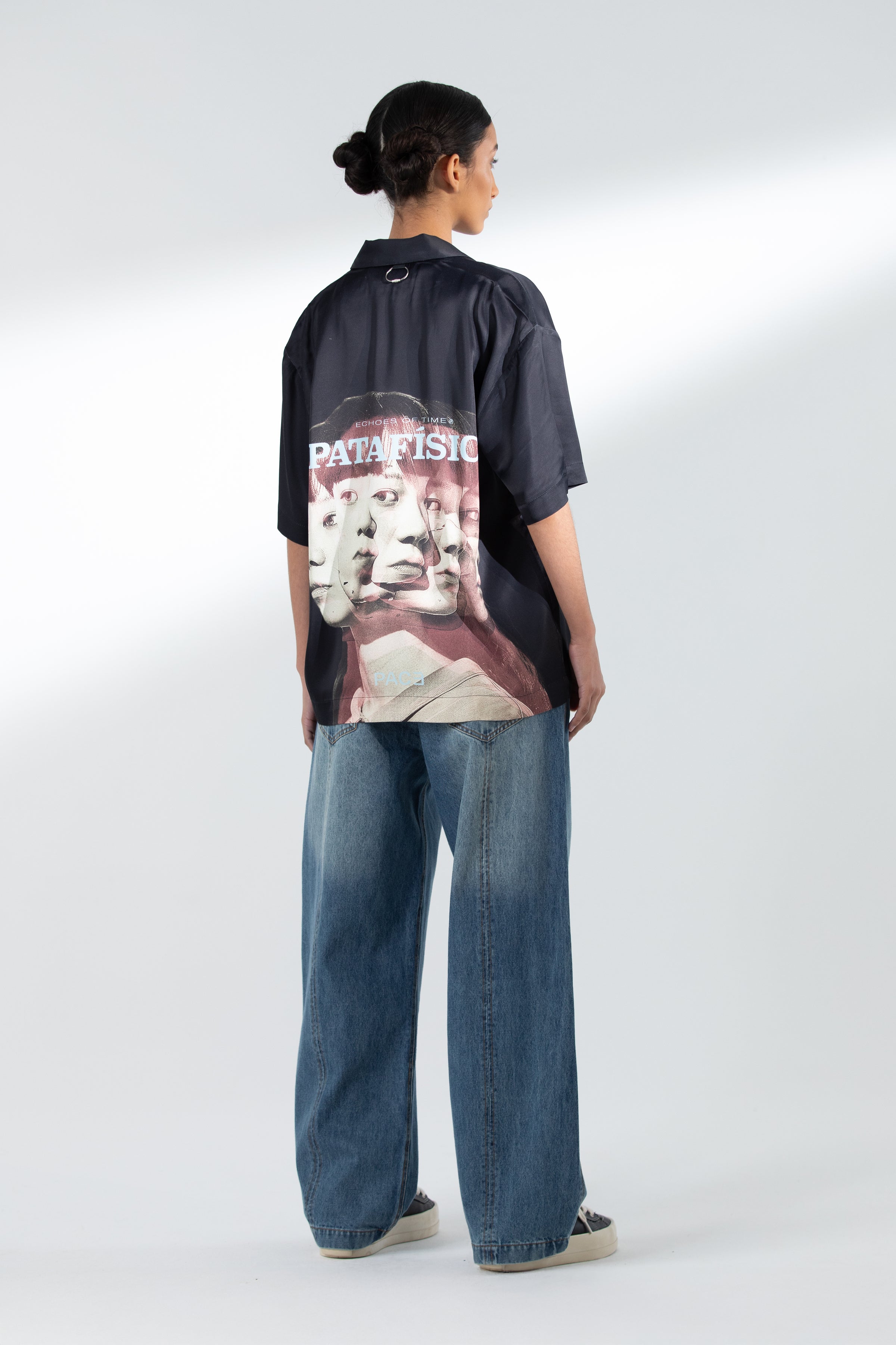 “EOT” CUBAN COLLAR SHIRT BLACK