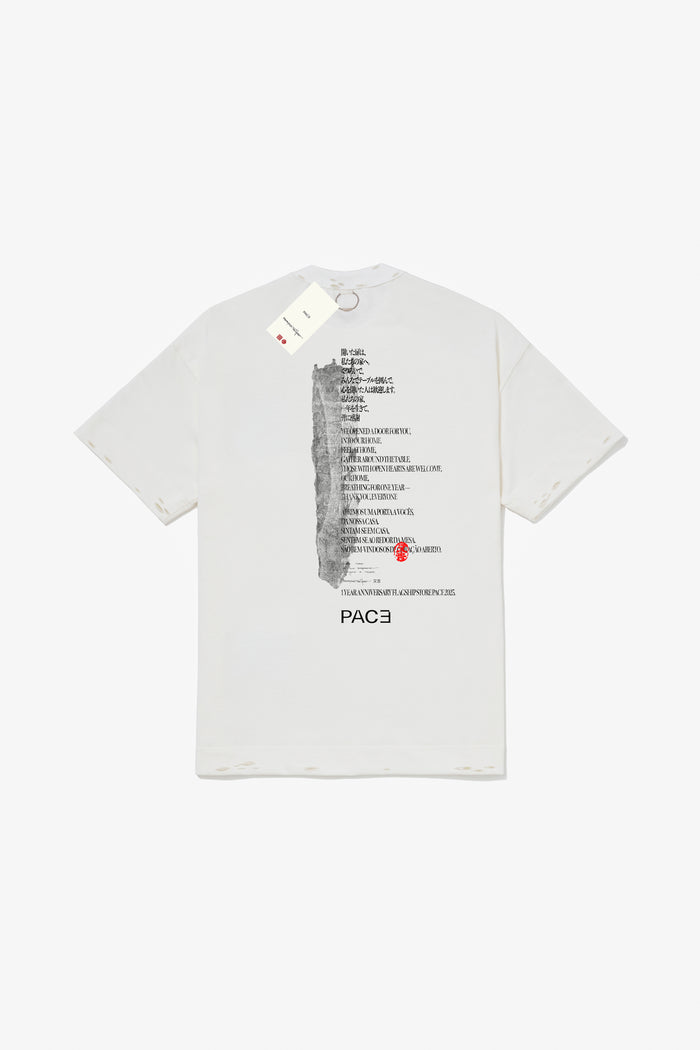 1A FLAGSHIP BDAY TEE WHITE