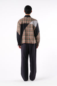 CANINO DYNAMIC PATCHWORK SHIRT GREEN