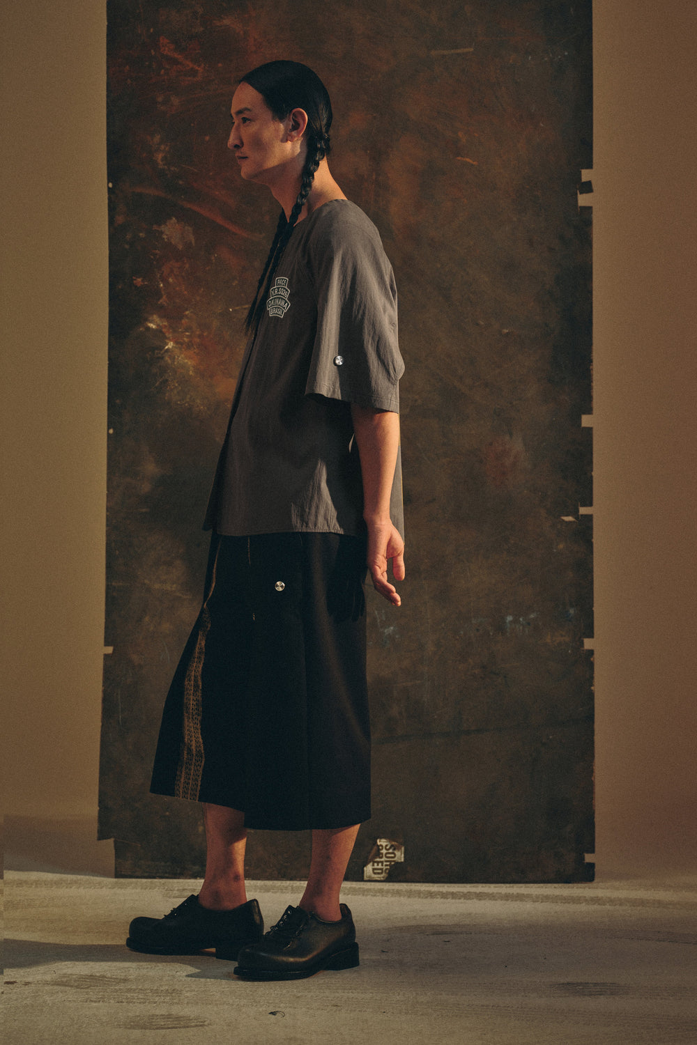 OHTANI OKINAWA SHIRT BLACK