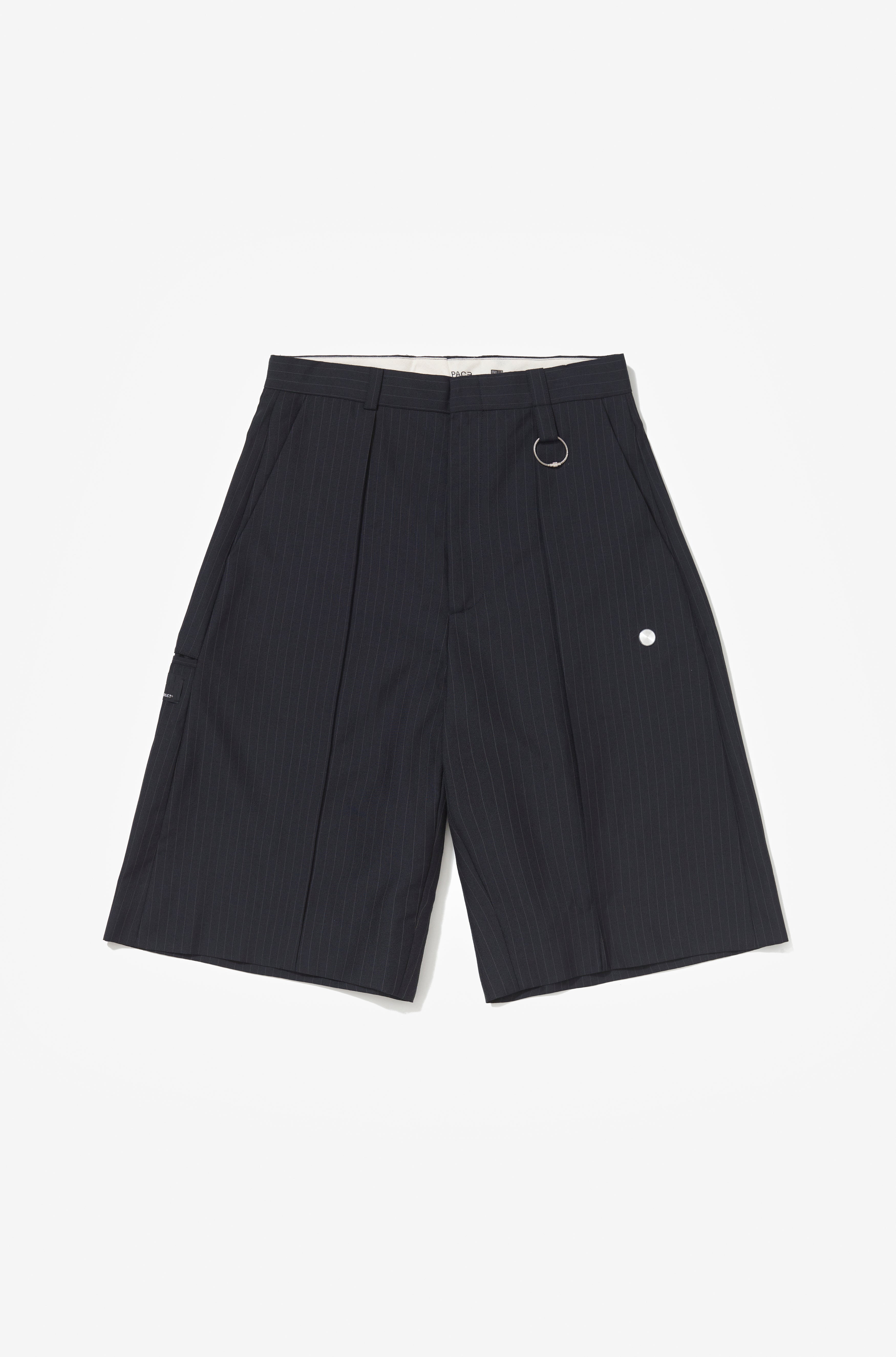 PACE pinstripe-print tailored shorts - Black