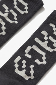 PACE STANDARD SOCKS STONE WASHED BLACK